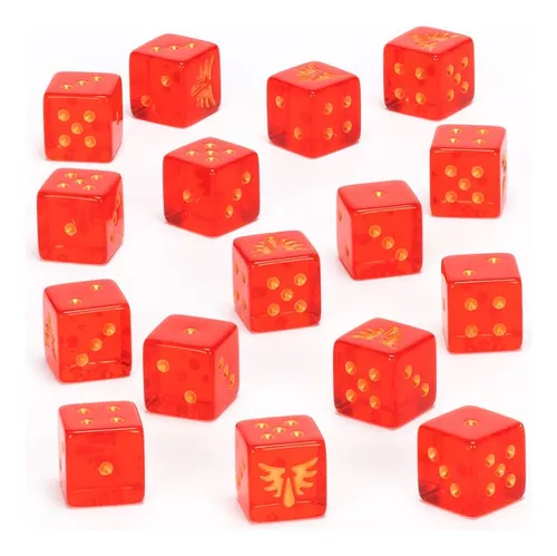Dados - WH40K Blood Angels Dice - Gamesmart Dados - WH40K Blood Angels Dice - Gamesmart