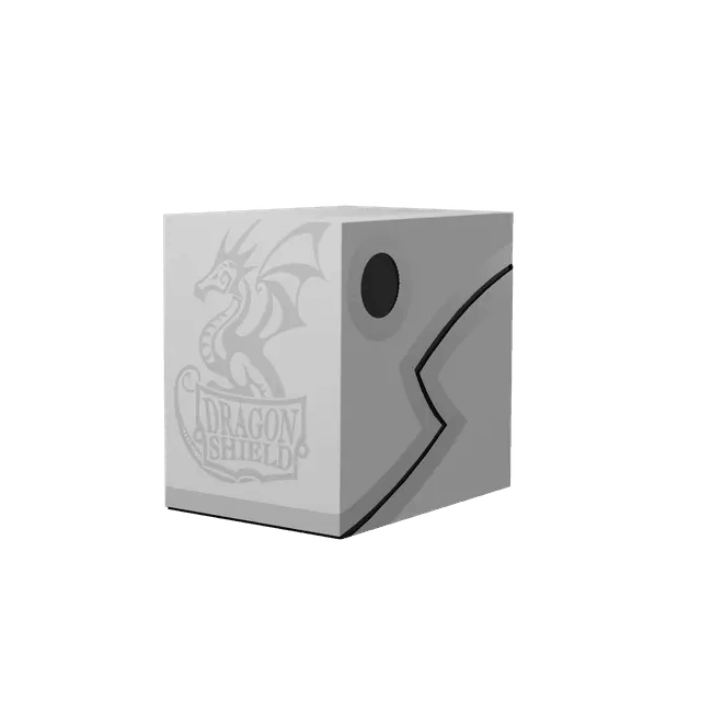 Dragon Shield - Deck Double Shell Ashen White/Black - Gamesmart