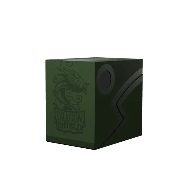 Dragon Shield - Double Shell Deck Forest Green/Black - Gamesmart