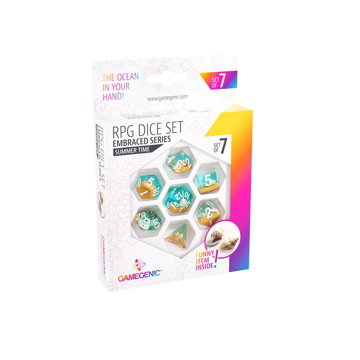 Gamegenic - Embraced Series Summer Time RPG Dice Set c/7 - Gamesmart