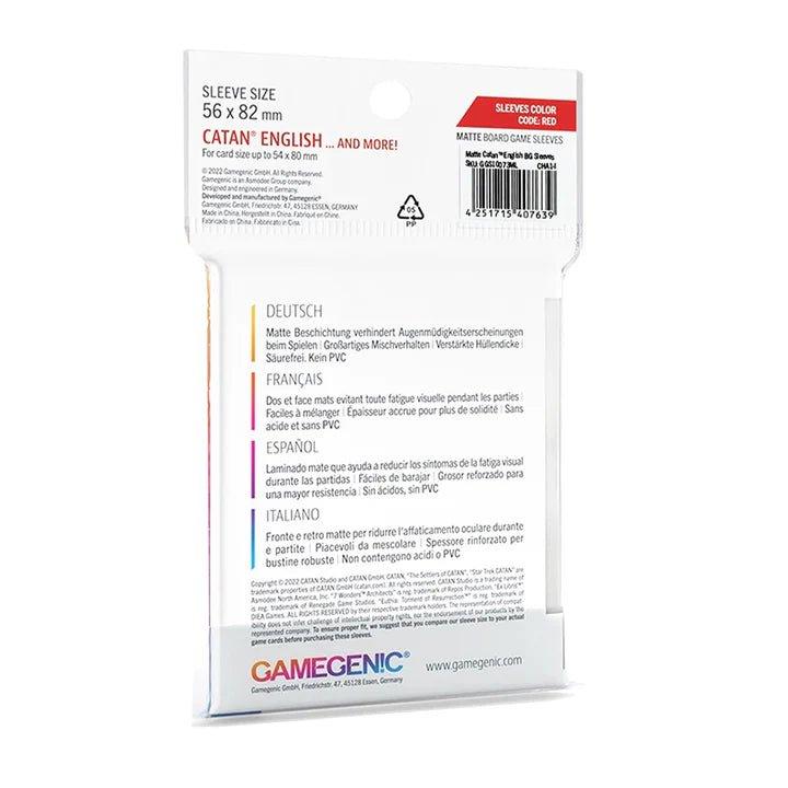 Gamegenic- Micas Catan Board Game c/60 Matte - Gamesmart Gamegenic- Micas Catan Board Game c/60 Matte - Gamesmart