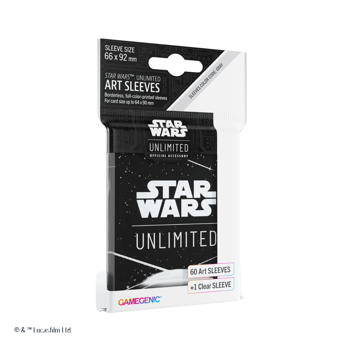 Gamegenic - Micas STND Art Star Wars Unlimited: White c/60 - Gamesmart
