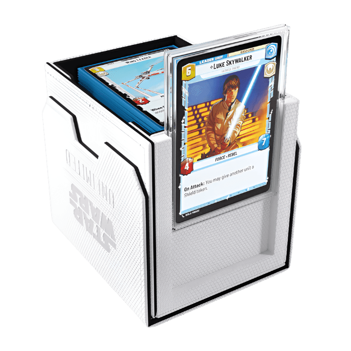 Gamegenic - Star Wars Unlimited Deck Pod White/Black - Gamesmart Gamegenic - Star Wars Unlimited Deck Pod White/Black - Gamesmart