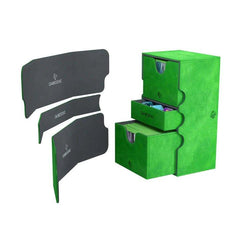 Gamegenic - Stronghold Deck Box 200+ Green - Gamesmart