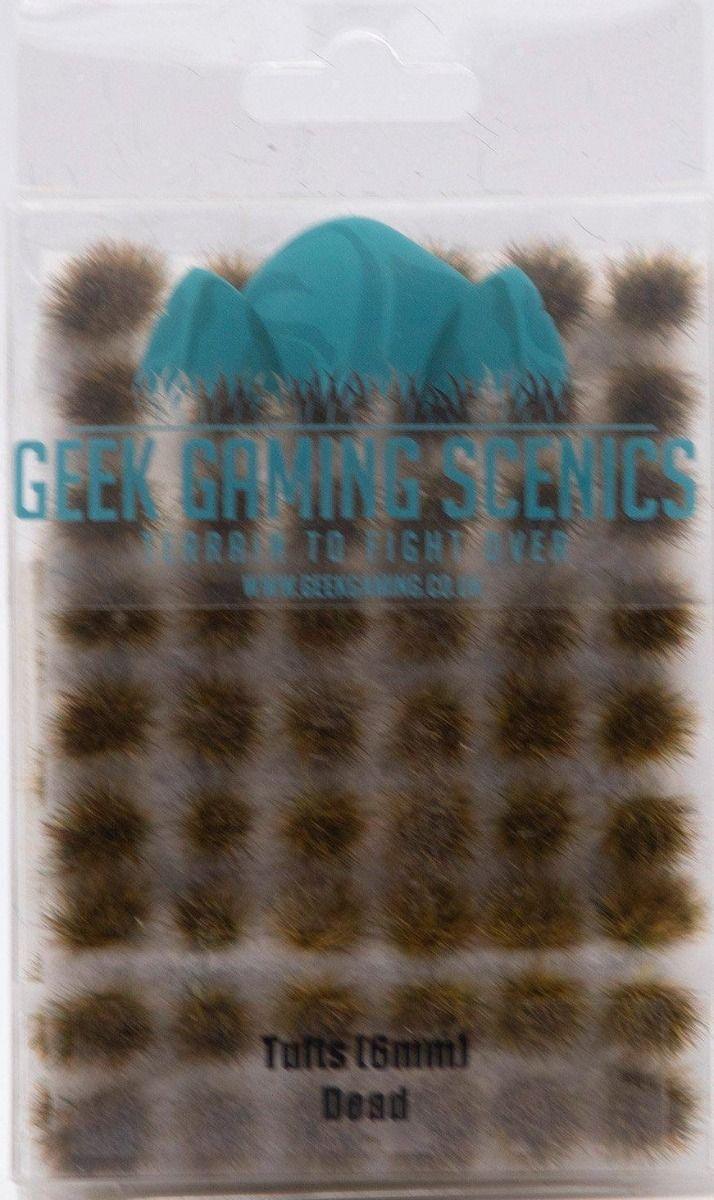 GEEK GAMING - 6mm Self Adhesive Static Grass Tufts x 100 Dead - Gamesmart
