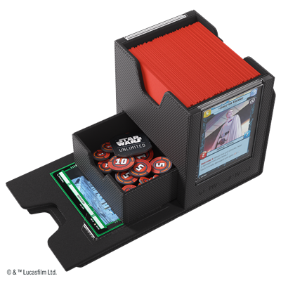 Gamegenic - Star Wars Unlimited: Twin Suns Deck Pod Black - Gamesmart Gamegenic - Star Wars Unlimited: Twin Suns Deck Pod Black - Gamesmart
