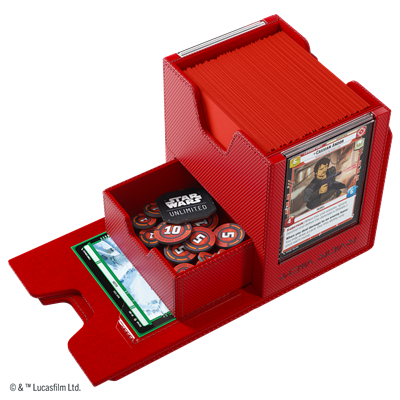 Gamegenic - Star Wars Unlimited: Twin Suns Deck Pod Red - Gamesmart Gamegenic - Star Wars Unlimited: Twin Suns Deck Pod Red - Gamesmart