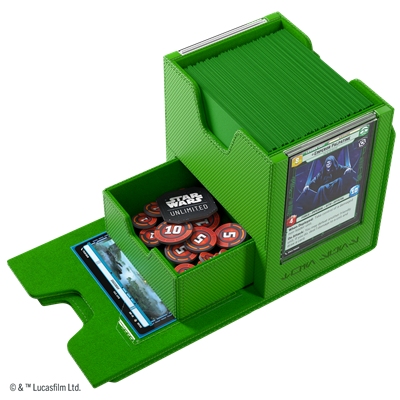 Gamegenic - Star Wars Unlimited: Twin Suns Deck Pod Green - Gamesmart Gamegenic - Star Wars Unlimited: Twin Suns Deck Pod Green - Gamesmart