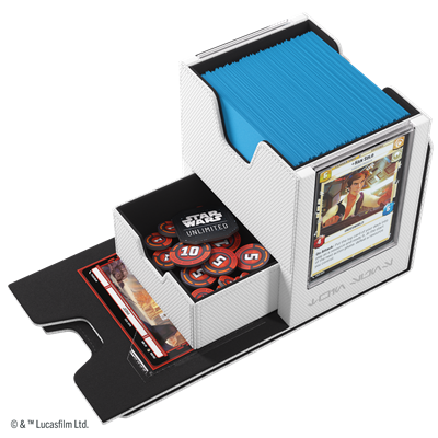 Gamegenic - Star Wars Unlimited: Twin Suns Deck Pod White/Black - Gamesmart Gamegenic - Star Wars Unlimited: Twin Suns Deck Pod White/Black - Gamesmart