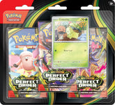 Pokémon - Mega Evolution: Perfect Order 3-Pack Blister (Inglés)