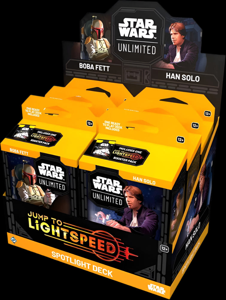 Star Wars Unlimited - Jump to Lightspeed Spotlight Deck Display c/6 decks (Inglés) - Gamesmart