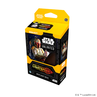 Star Wars Unlimited - Jump to Lightspeed Spotlight Deck Display c/6 decks (Inglés) - Gamesmart Star Wars Unlimited - Jump to Lightspeed Spotlight Deck Display c/6 decks (Inglés) - Gamesmart
