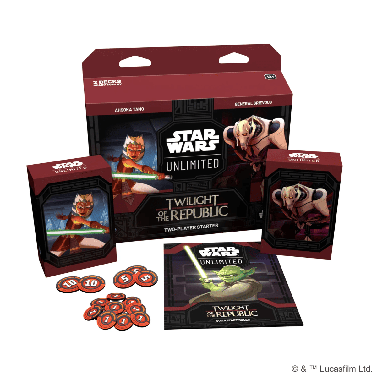 Star Wars Unlimited - Twilight of The Republic: Two-Player Starter (Inglés) - Gamesmart Star Wars Unlimited - Twilight of The Republic: Two-Player Starter (Inglés) - Gamesmart