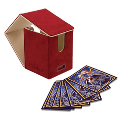 ULTRA PRO - Deck Box Vivid Deluxe Alcove Flip Red - Gamesmart