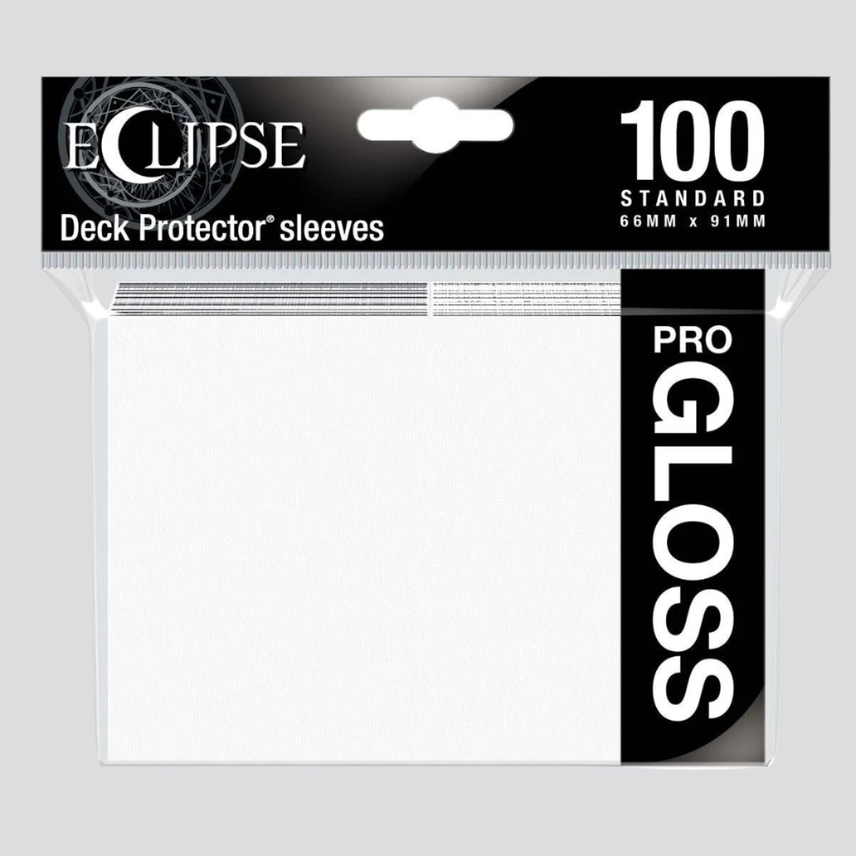 ULTRA PRO - Micas Eclipse Gloss STND Arctic White C/100 - Gamesmart