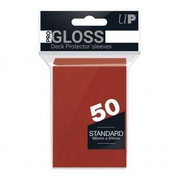 ULTRA PRO - Micas PRO-Gloss Standard Deck Protector c/50 Rojo - Gamesmart