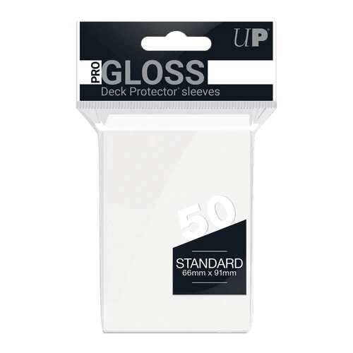 ULTRA PRO - Micas PRO-Gloss STND Deck Protector Blanco c/50 - Gamesmart