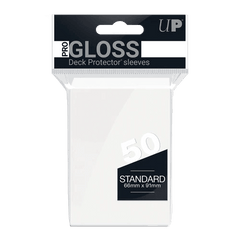 ULTRA PRO - Micas PRO-Gloss STND Deck Protector Blanco c/50 - Gamesmart