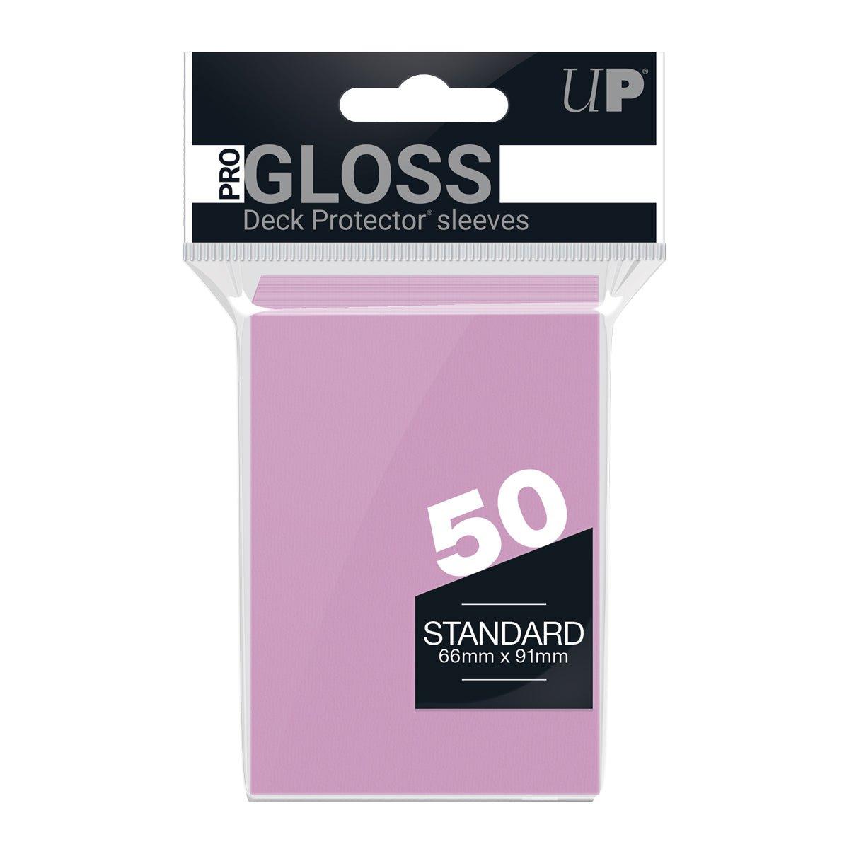 ULTRA PRO - Micas PRO-Gloss STND Deck Protector C/50 Rosa Brillante - Gamesmart