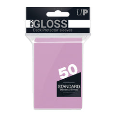 ULTRA PRO - Micas PRO-Gloss STND Deck Protector C/50 Rosa Brillante - Gamesmart