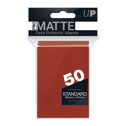 ULTRA PRO - Micas Pro-Matte STND Deck Protector c/50 Rojo - Gamesmart