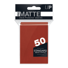 ULTRA PRO - Micas Pro-Matte STND Deck Protector c/50 Rojo - Gamesmart