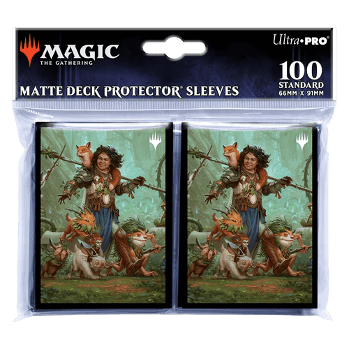 ULTRA PRO - Micas Standard Deck Protector c/100 Wilds of Eldraine Ellivere of the Wild Court for Magic The Gathering - Gamesmart