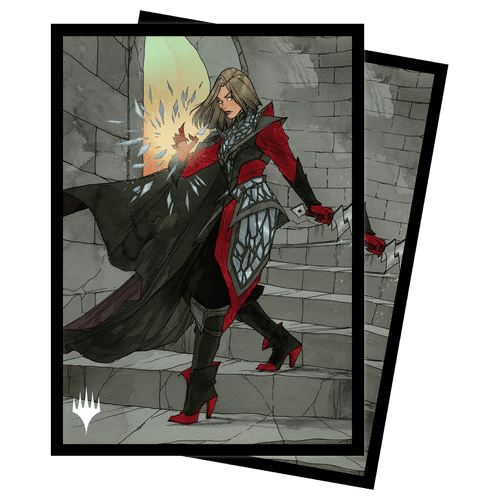 ULTRA PRO - Micas Standard Deck Protector c/100 Wilds of Eldraine Rowan Scion of War for Magic The Gathering - Gamesmart ULTRA PRO - Micas Standard Deck Protector c/100 Wilds of Eldraine Rowan Scion of War for Magic The Gathering - Gamesmart