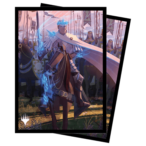ULTRA PRO - Micas Standard Deck Protector c/100 Wilds of Eldraine Will Scion of Peace for Magic The Gathering - Gamesmart ULTRA PRO - Micas Standard Deck Protector c/100 Wilds of Eldraine Will Scion of Peace for Magic The Gathering - Gamesmart