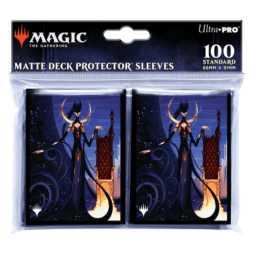 ULTRA PRO - Micas Standard Deck Protector Wilds of Eldraine Ashiok Wicked Manipulator for Magic The Gathering c/100 - Gamesmart