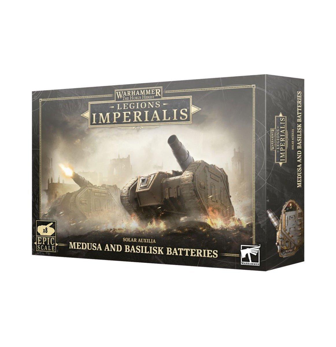 WHM The Horus Heresy - Legions Imperialis: Solar Auxilia Medusa & Basilisk Batteries - Gamesmart