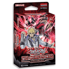 YU-GI-OH! - The Crimson King Structure Deck Display c/8 paquetes (Inglés) - Gamesmart