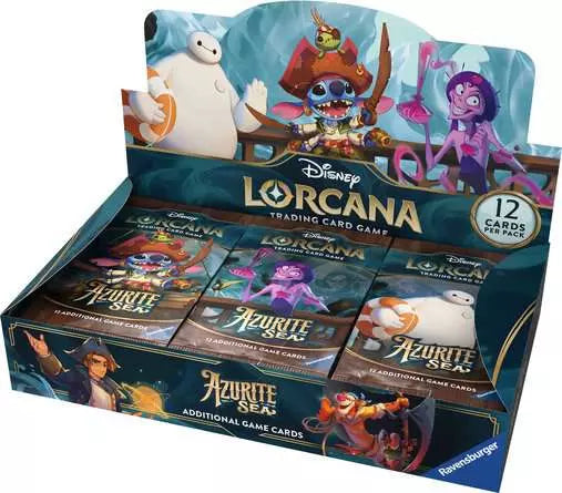 Lorcana - Azurite Sea Booster Display Set 6 c/24 packs - Gamesmart