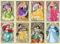 Ravensburger - Disney Princesas: Art Nouveau Puzzle 1000 piezas - Gamesmart