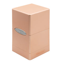 ULTRA PRO - Metallic Satin Tower Deck Box: Rose Gold Pink - Gamesmart