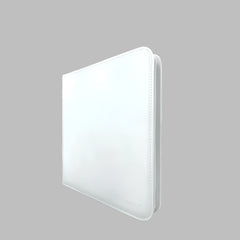ULTRA PRO - Vivid 9-Pocket Zippered PRO-Binder: White - Gamesmart