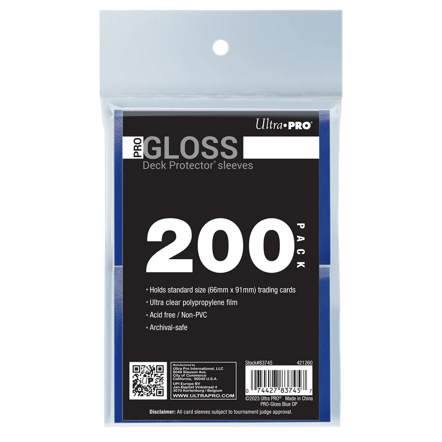 ULTRA PRO - Micas PRO-Gloss Standard Deck Protector: Blue c/200 - Gamesmart