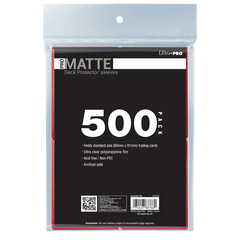 Ultra Pro - Micas PRO-Matte Standard Deck Protector: Red c/500 - Gamesmart