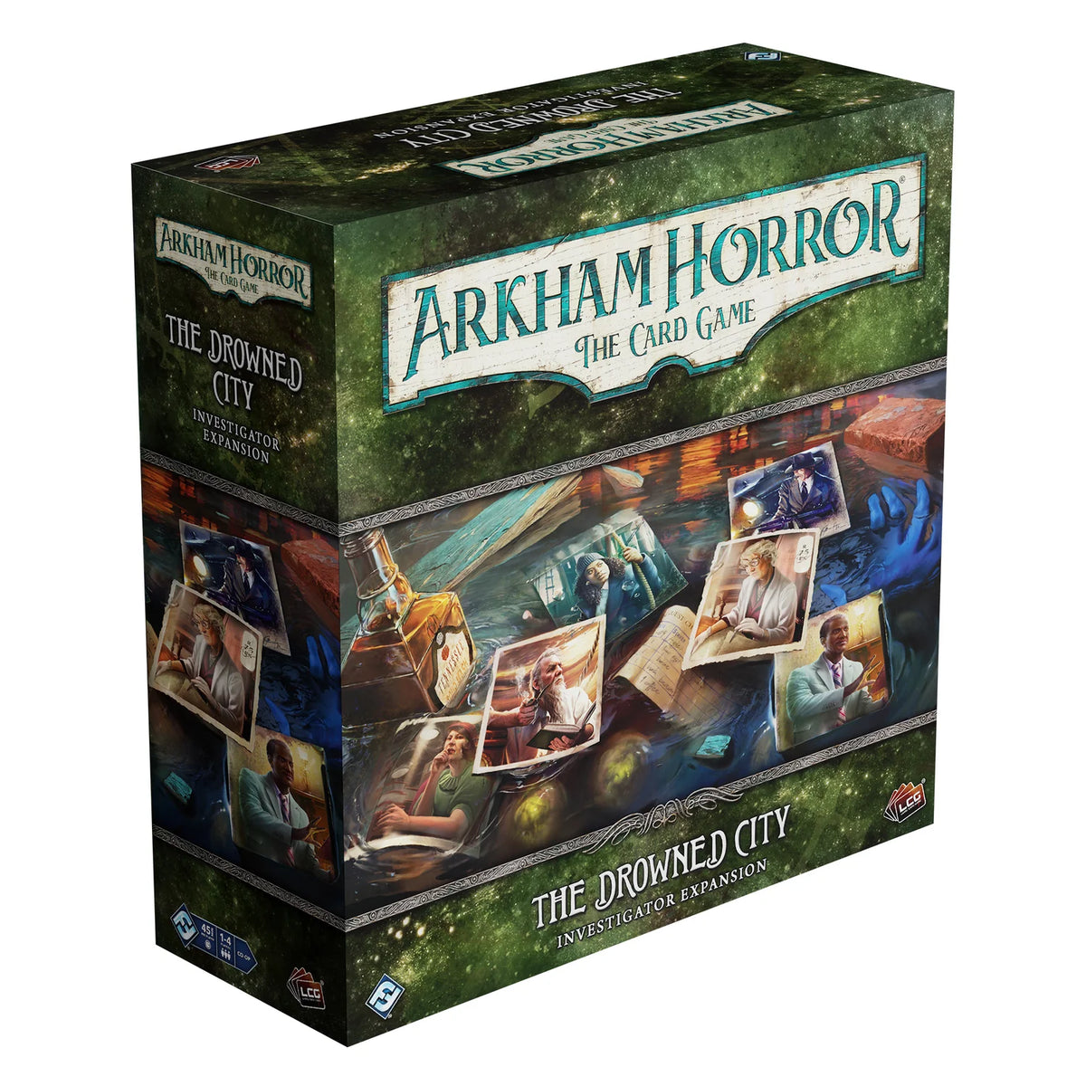 ASMODEE - Arkham Horror: The Drowned City Investigator Expansion (Inglés)