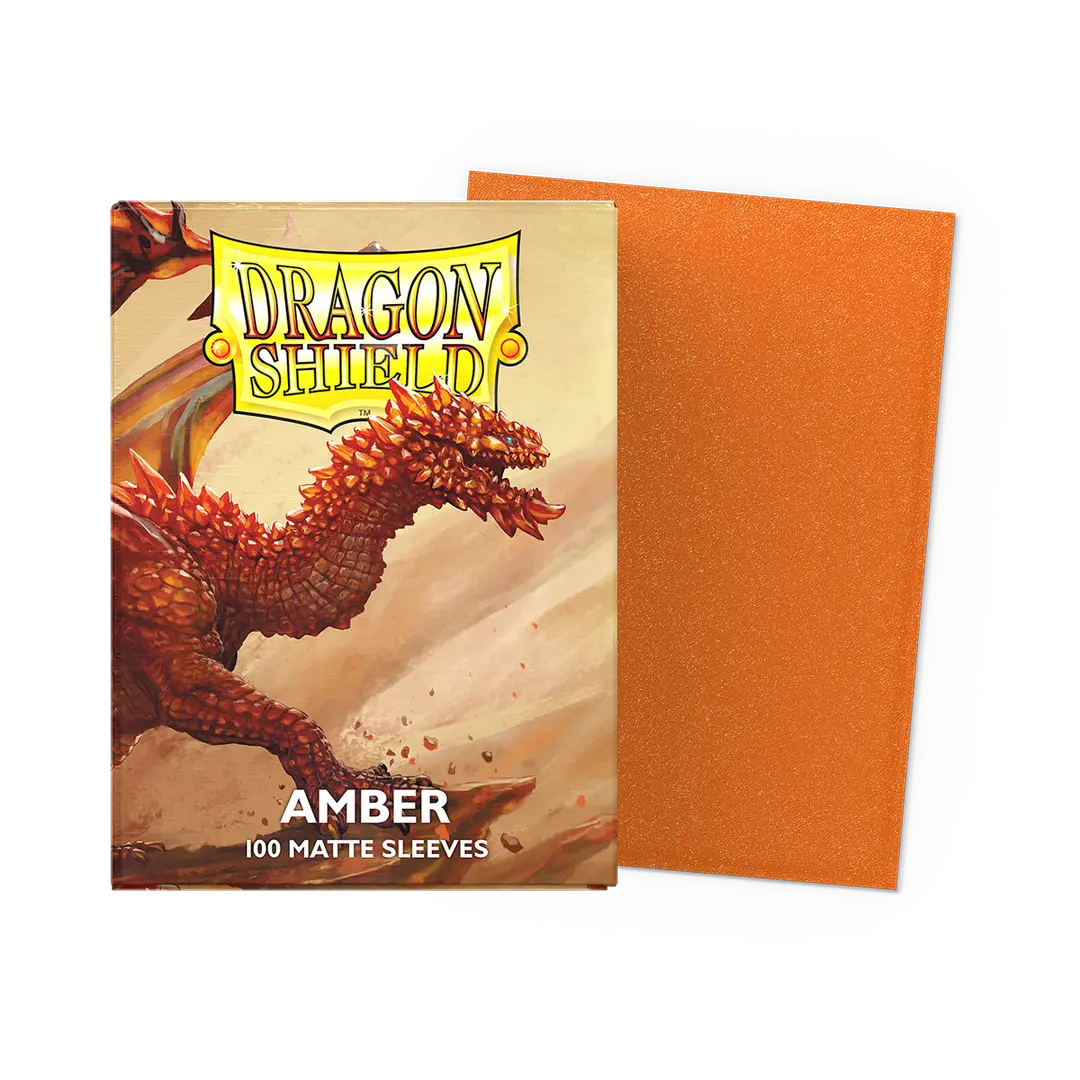 Dragon Shield - Micas STND Amber Matte c/100 - Gamesmart
