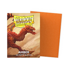 Dragon Shield - Micas STND Amber Matte c/100 - Gamesmart