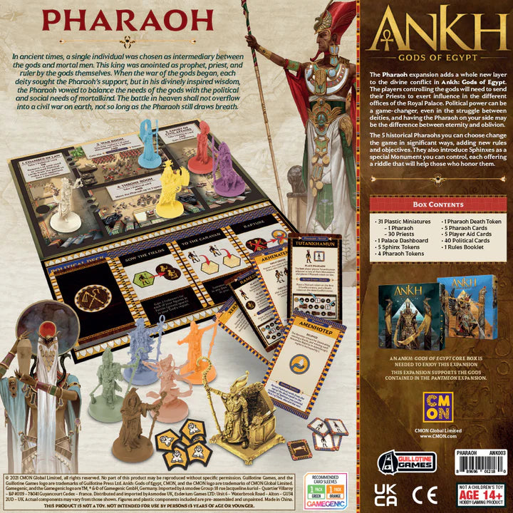 ASMODEE - Ankh: Gods of Egypt Pharaoh Expansion (Inglés)
