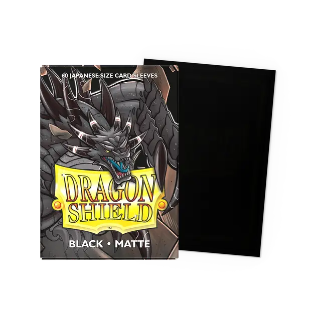 Dragon Shield - Micas Matte Small JPN Size: Black c/60