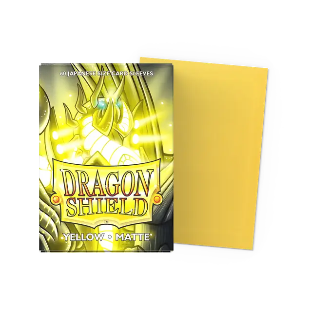 Dragon Shield - Micas Matte Small JPN Size: Yellow c/60