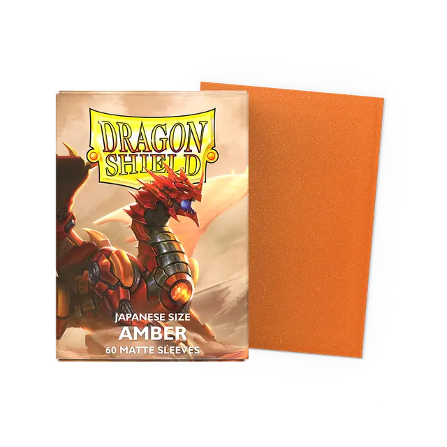 Dragon Shield - Micas Small JPN Size Amber Matte c/60 - Gamesmart