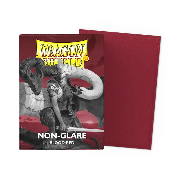 Dragon Shield - Micas Matte STND: Blood Red Non-Glare  c/100