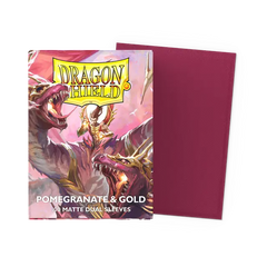 Dragon Shield - Micas Matte STND Dual: Pomegranate & Gold c/100