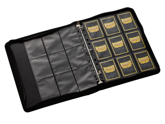 Dragon Shield - Card Codex Zipster Binder Regular: Black - Gamesmart