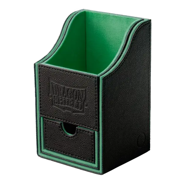 Dragon Shield - Nest +100 Deck Box Black/Green - Gamesmart