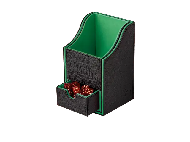 Dragon Shield - Nest +100 Deck Box Black/Green - Gamesmart